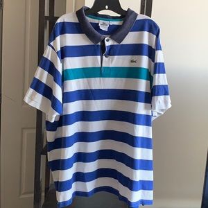 Men’s Lacoste Short Sleeve Polo Shirt Size 10R